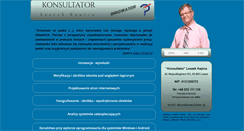 Desktop Screenshot of konsultator.pl