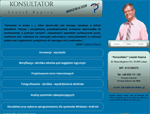 Tablet Screenshot of konsultator.pl
